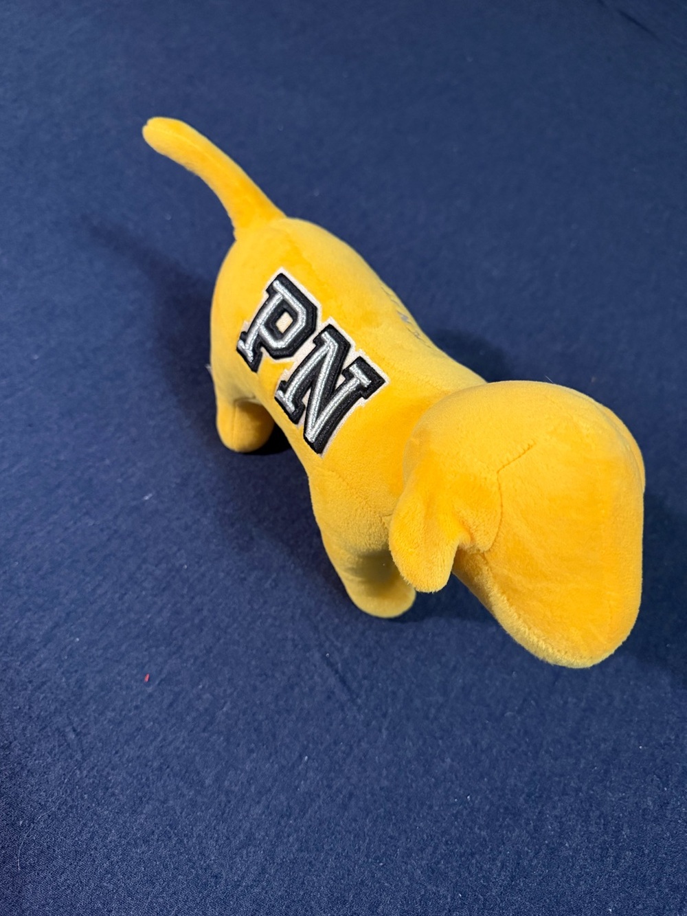 Victorias Secret Pink Nation Yellow Dog Plush Limited Edition